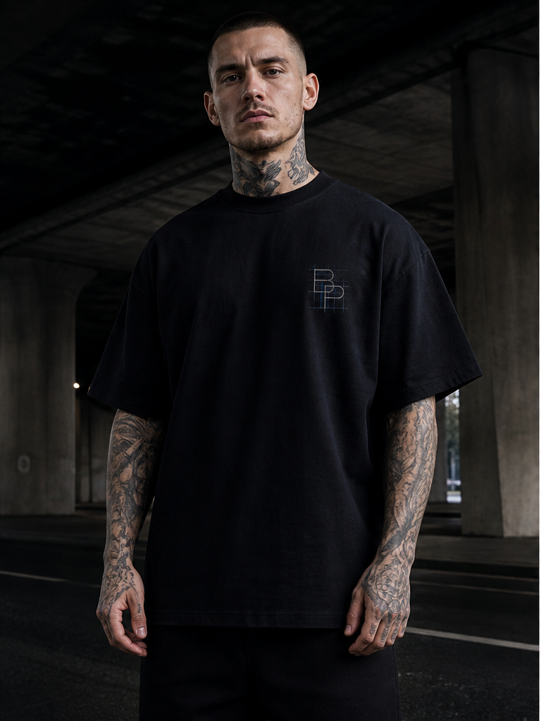 BPANDA Signal Division T-Shirt – male model front view