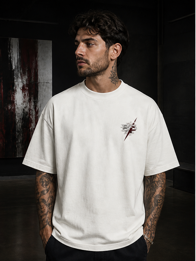 BPANDA Static Bloom T-Shirt – male model front view