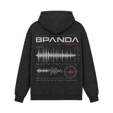 BPANDA Frequency Dept Hoodie – garment back view