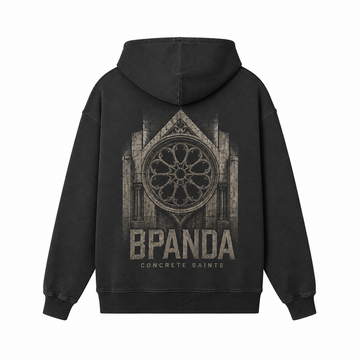 BPANDA Concrete Saints Hoodie – garment back view