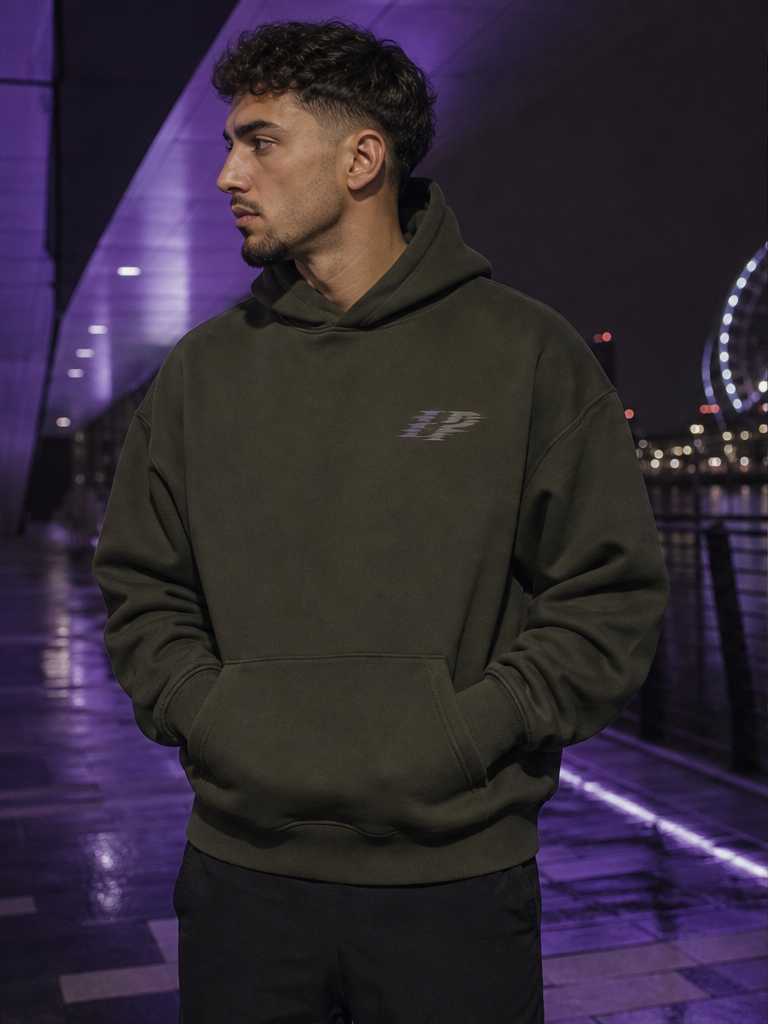 BPANDA After Image Hoodie – male model front view