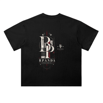 BPANDA Night Circuit Heavyweight T-Shirt back product view